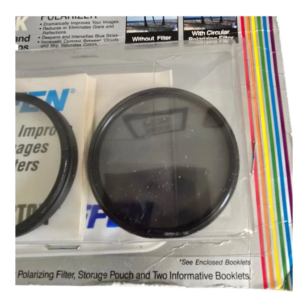 Tiffen Photo Twin Pack ~ UV Protection & Circular Polarizing Filters (55mm)